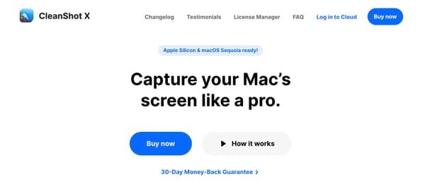 MacOS 最好用的螢幕截圖工具 CleanShot X 簡介